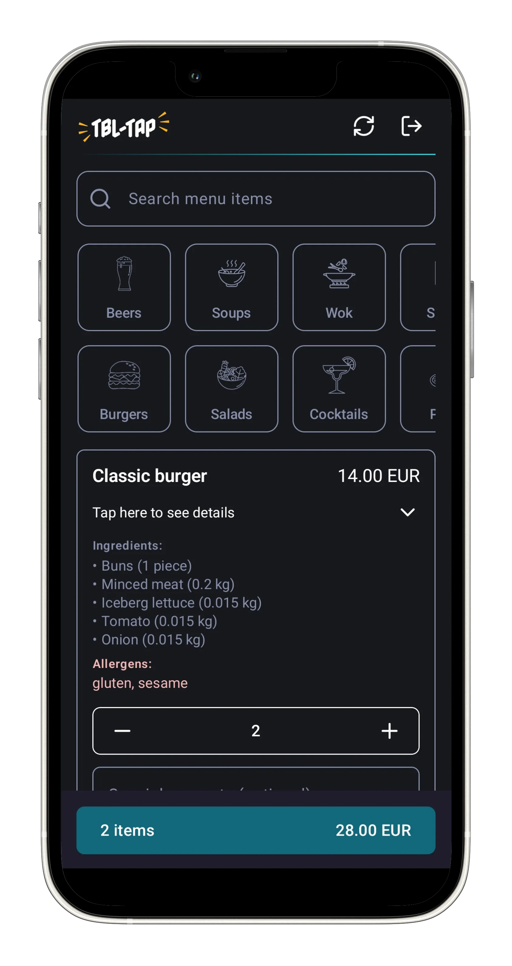 Happy man using phone